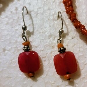 Orange Earrings